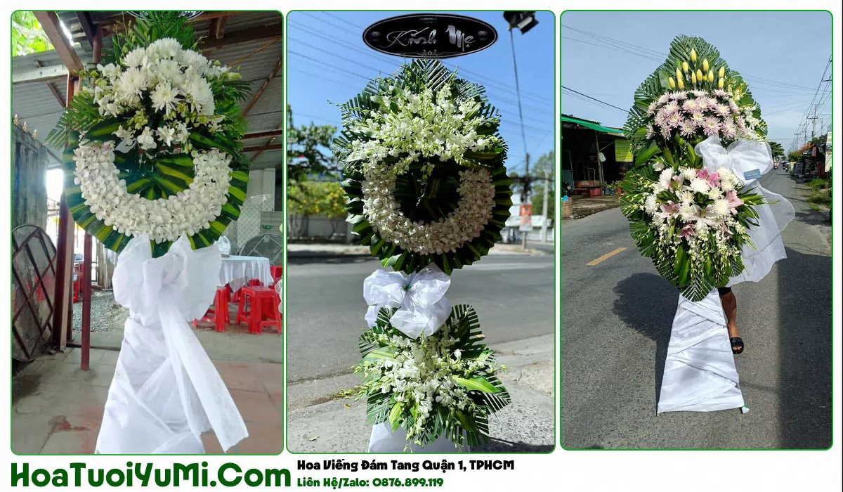Giao hoa chia buồn tận nơi tại Quận 1, TP.HCM