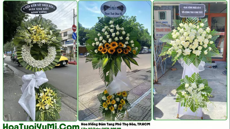 Đặt Vòng Hoa Đám Tang Tại Phường Phú Thọ Hòa, TP.HCM