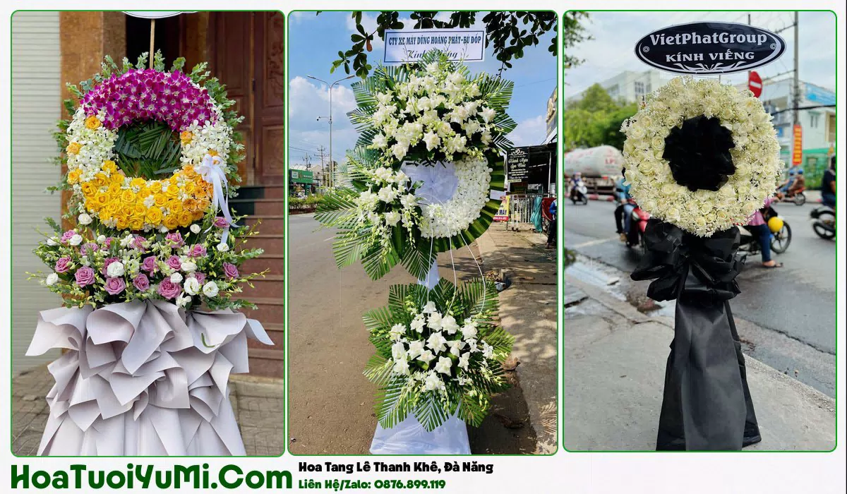 Đặt Vòng Hoa Đám Tang Tại Phường Thanh Khê, Đà Nẵng