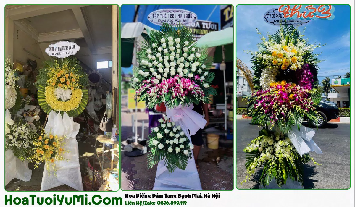 Kệ hoa tang lễ giao tận nơi tại Bạch Mai