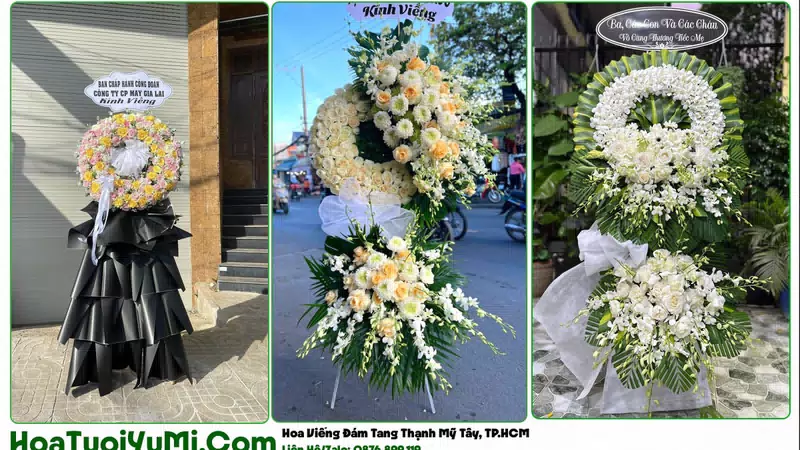 Đặt Vòng Hoa Đám Tang Tại Phường Thạnh Mỹ Tây, TP.HCM