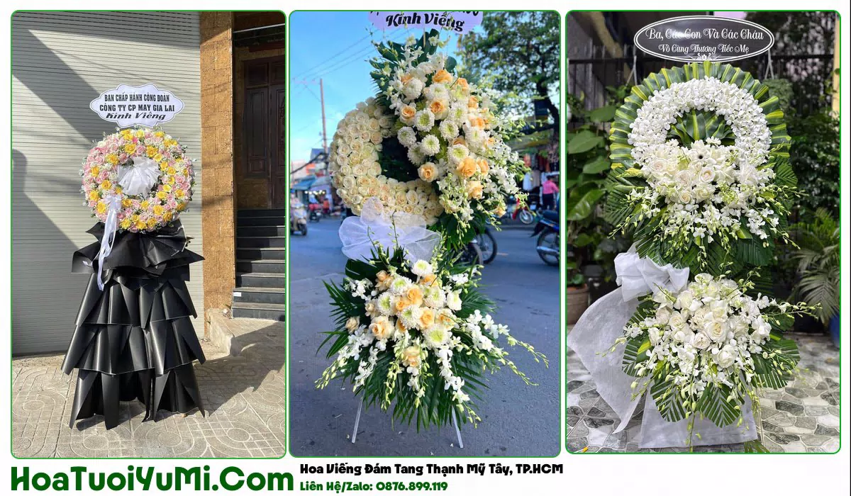 Đặt Vòng Hoa Đám Tang Tại Phường Thạnh Mỹ Tây, TP.HCM