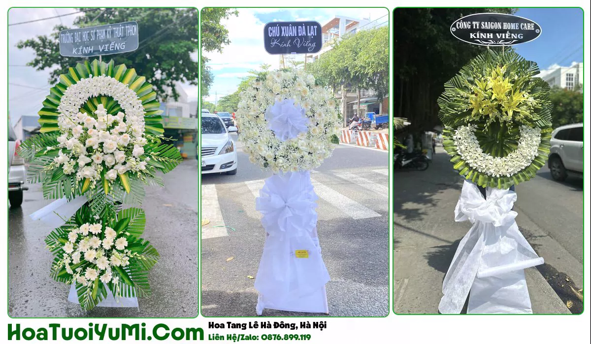 Đặt Vòng Hoa Đám Tang Tại Phường Hà Đông, Hà Nội