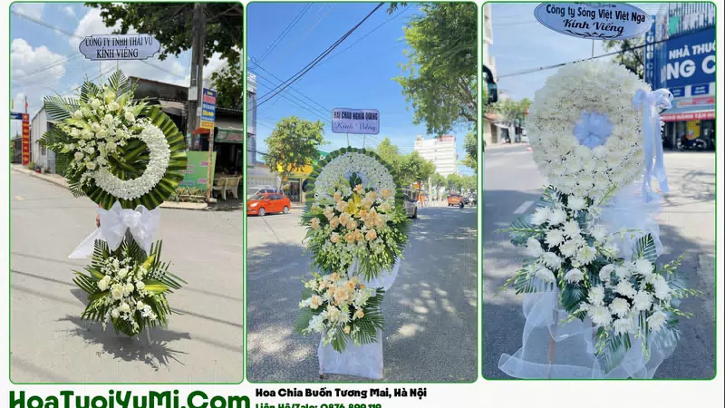 Đặt Vòng Hoa Đám Tang Tại Phường Tương Mai, Hà Nội
