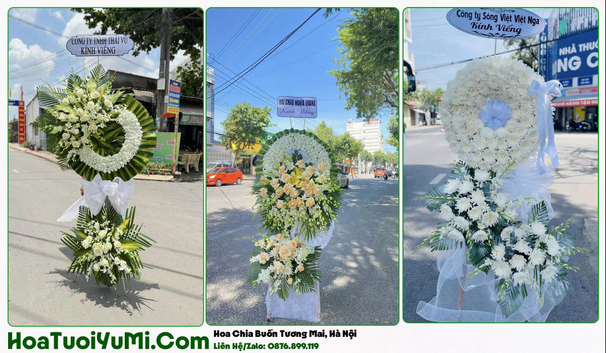 Đặt Vòng Hoa Đám Tang Tại Phường Tương Mai, Hà Nội