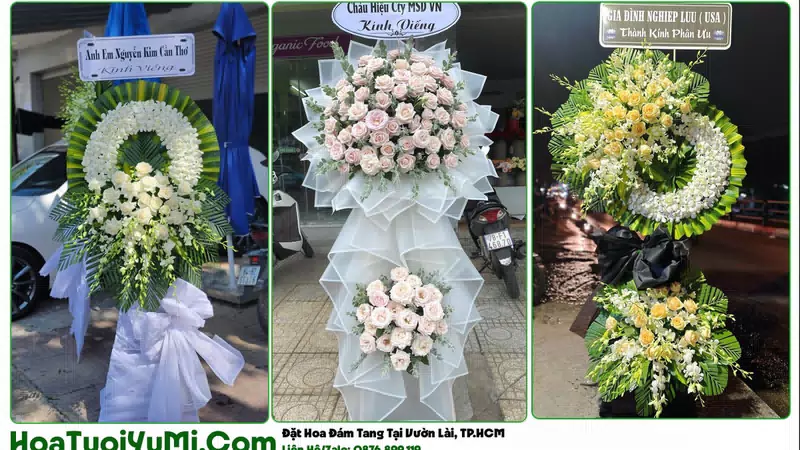 Đặt Vòng Hoa Đám Tang Tại Phường Vườn Lài, TP.HCM