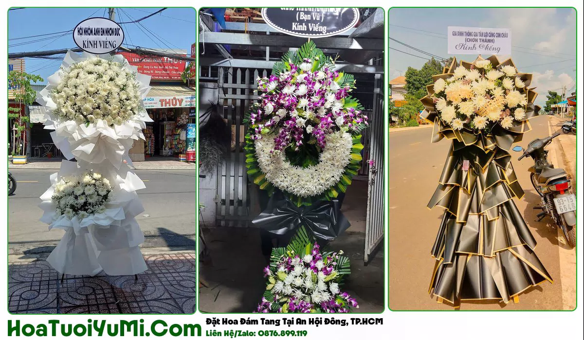 Kệ hoa tang lễ giao tận nơi tại Phường An Hội Đông, TP.HCM