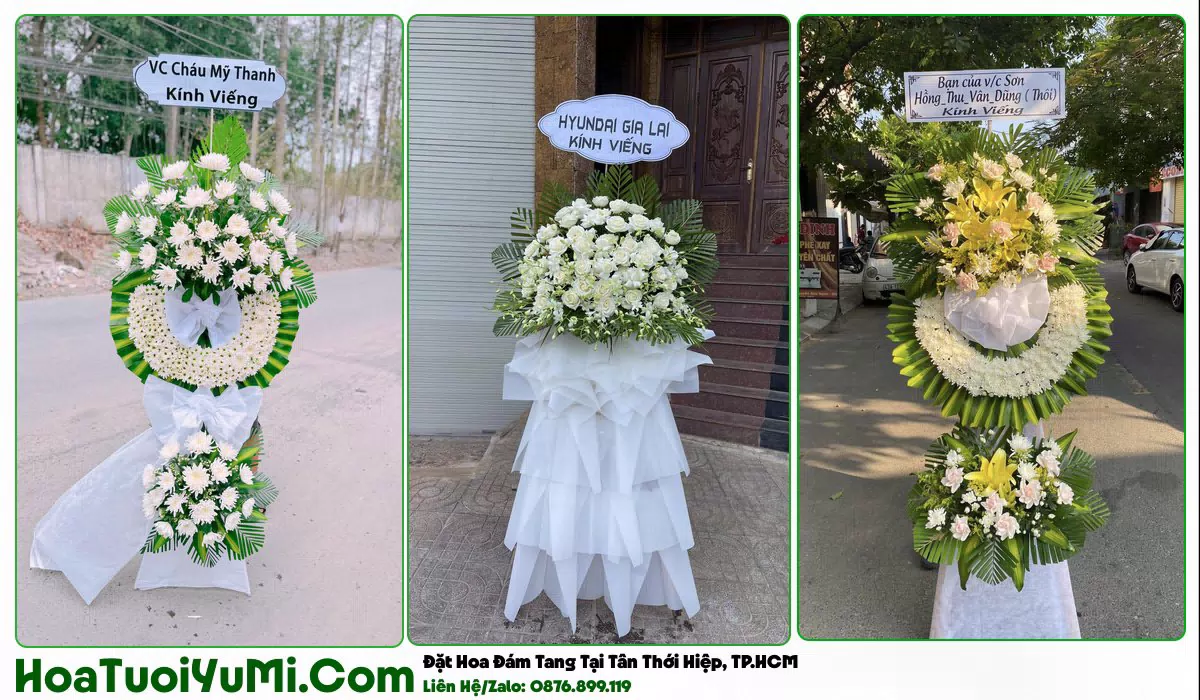 Kệ hoa chia buồn tại Phường Tân Thới Hiệp