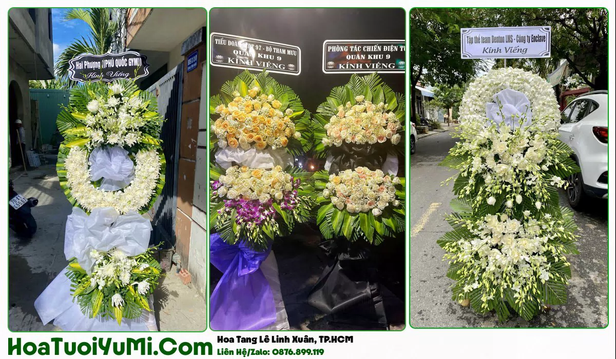 Đặt Vòng Hoa Đám Tang Tại Phường Linh Xuân, TP.HCM