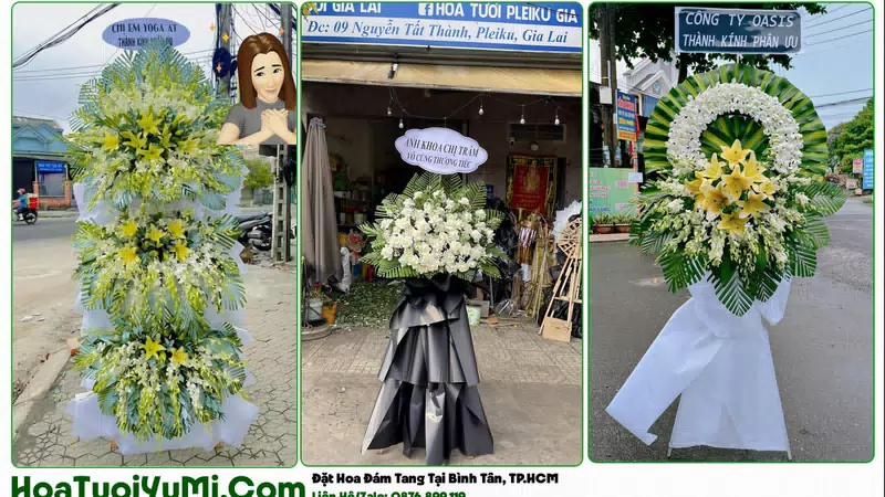Đặt Vòng Hoa Đám Tang Tại Phường Bình Tân, TP.HCM