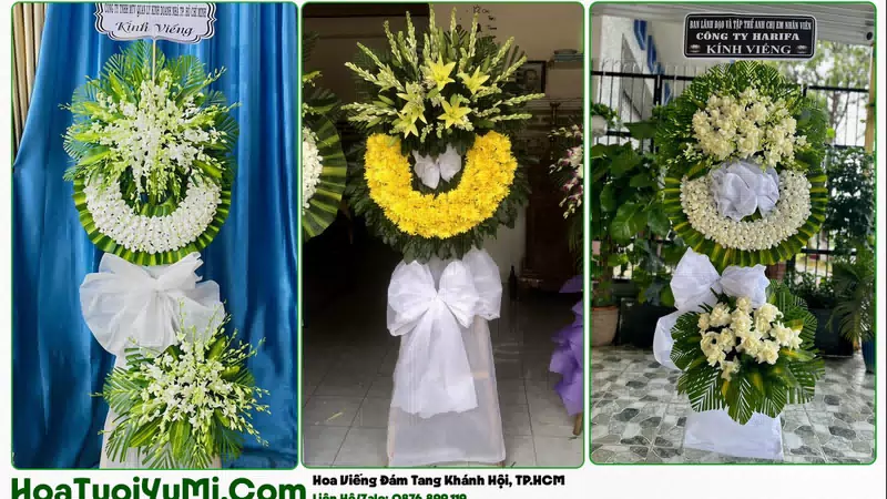 Đặt Vòng Hoa Đám Tang Tại Phường Khánh Hội, TP.HCM