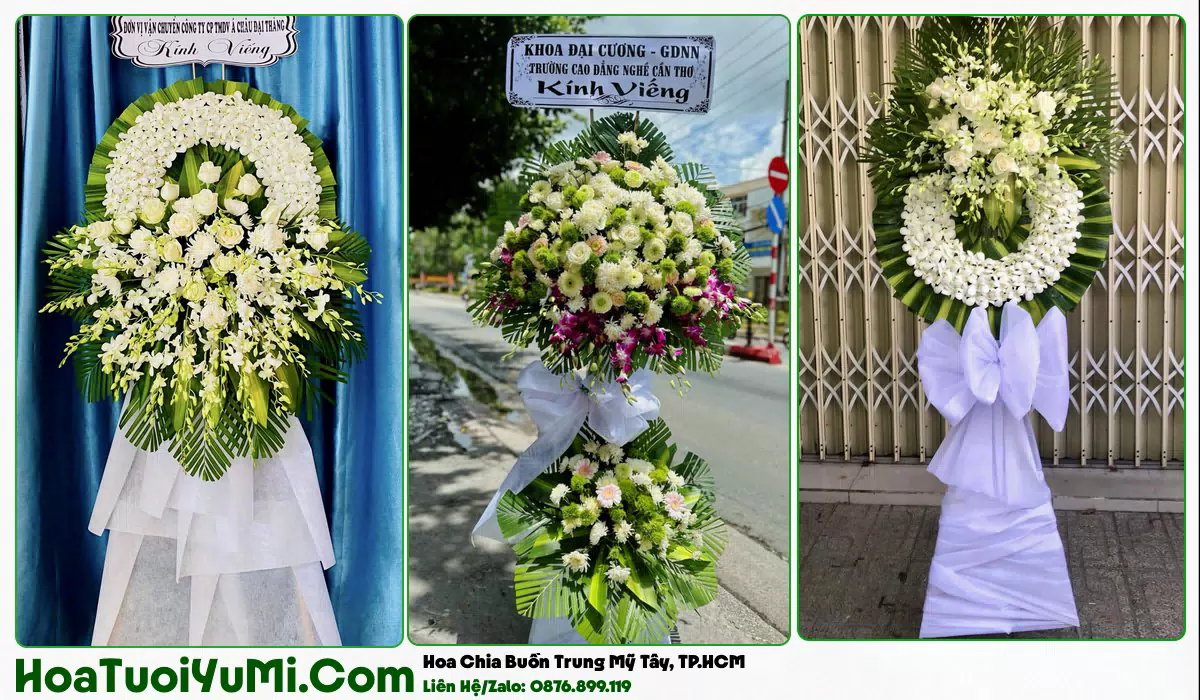 Đặt Vòng Hoa Đám Tang Tại Phường Trung Mỹ Tây, TP.HCM