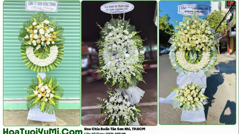 Đặt Vòng Hoa Đám Tang Tại Phường Tân Sơn Nhì, TP.HCM