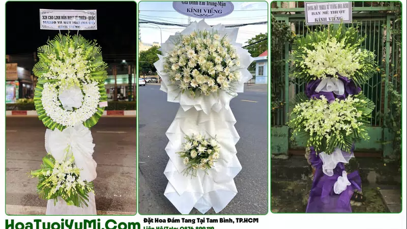 Đặt Vòng Hoa Đám Tang Tại Phường Tam Bình, TP.HCM