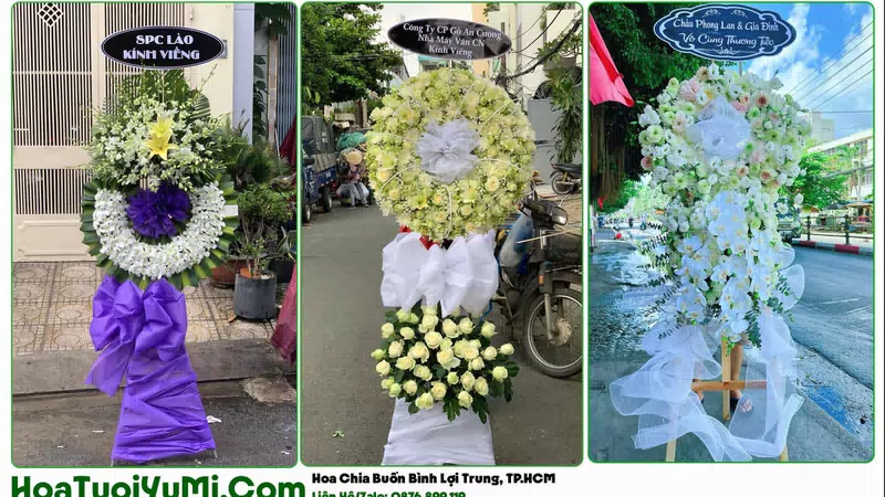 Đặt Vòng Hoa Đám Tang Tại Phường Bình Lợi Trung, TP.HCM