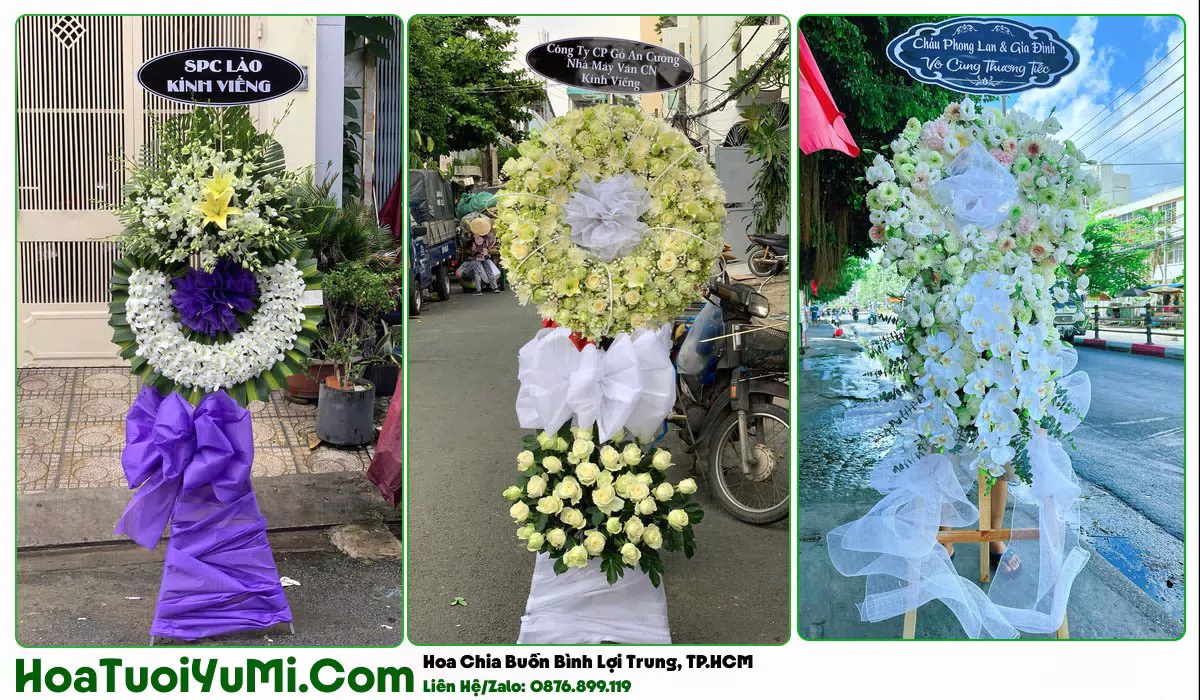 Đặt Vòng Hoa Đám Tang Tại Phường Bình Lợi Trung, TP.HCM
