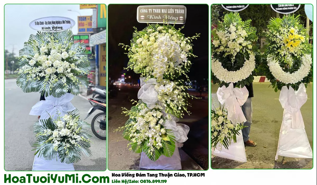 Đặt Vòng Hoa Đám Tang Tại Phường Thuận Giao, TP.HCM