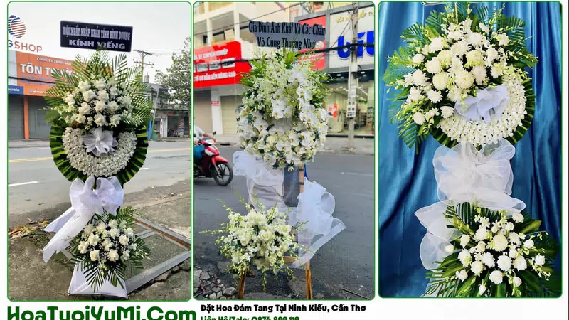 Đặt Vòng Hoa Đám Tang Tại Phường Ninh Kiều, Cần Thơ