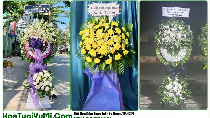Đặt Vòng Hoa Đám Tang Tại Phường Hòa Hưng, TP.HCM