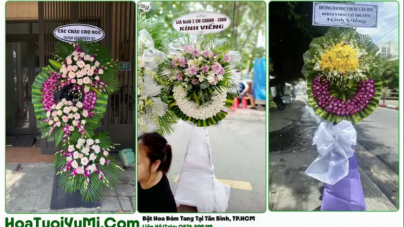 Đặt Vòng Hoa Đám Tang Tại Phường Tân Bình, TP.HCM