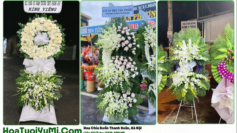 Đặt Vòng Hoa Đám Tang Tại Phường Thanh Xuân, Hà Nội