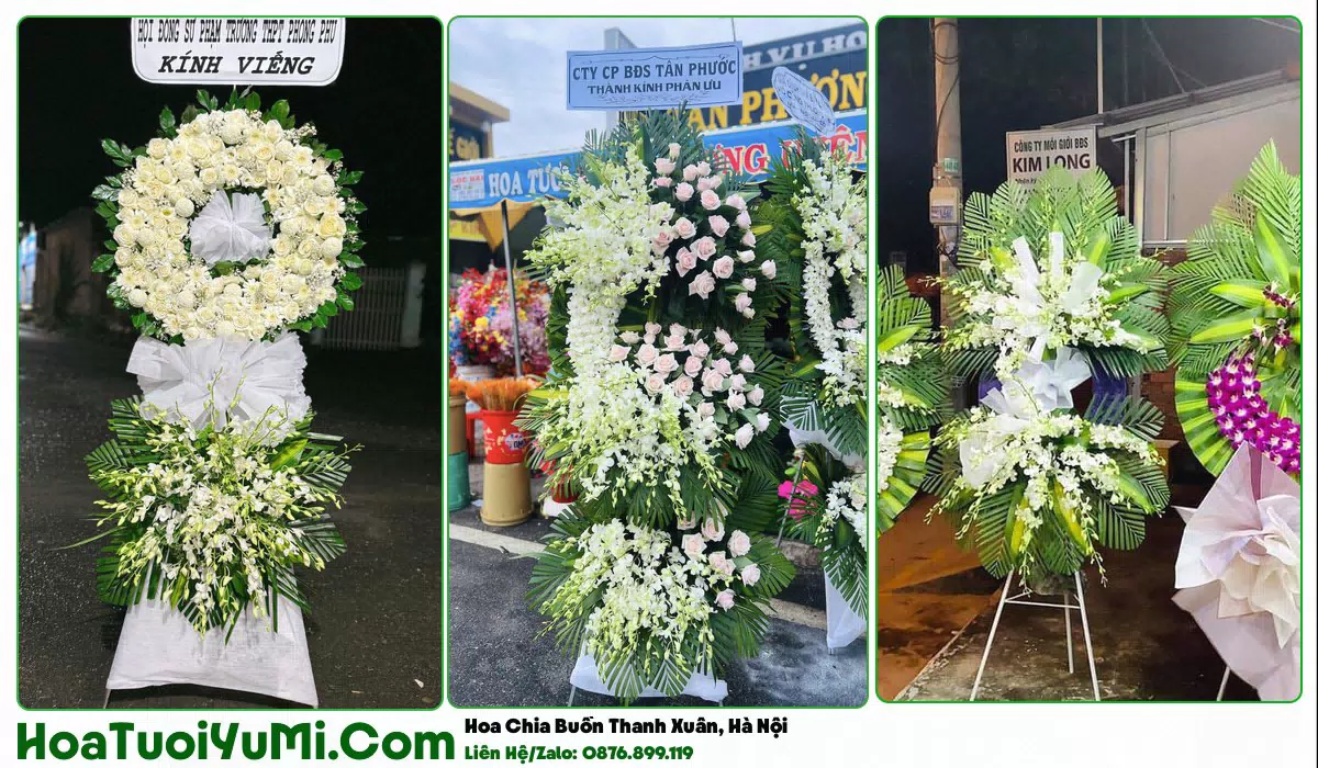 Đặt Vòng Hoa Đám Tang Tại Phường Thanh Xuân, Hà Nội