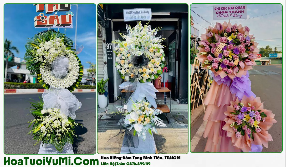 Đặt Vòng Hoa Đám Tang Tại Phường Bình Tiên, TP.HCM