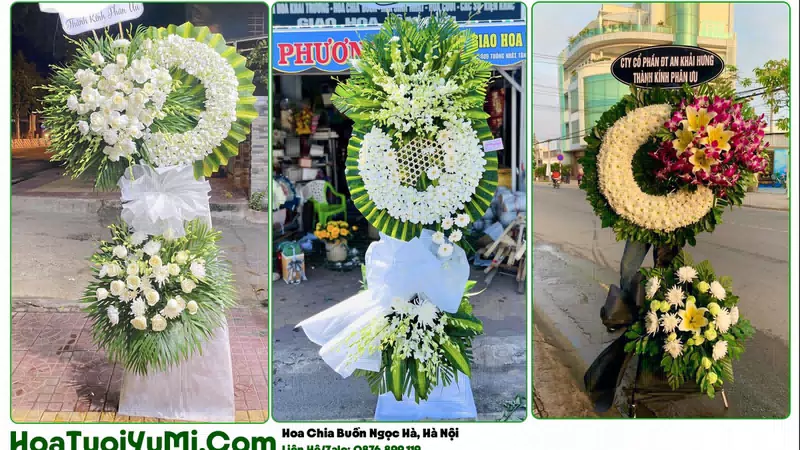 Đặt Vòng Hoa Đám Tang Tại Phường Ngọc Hà, Hà Nội