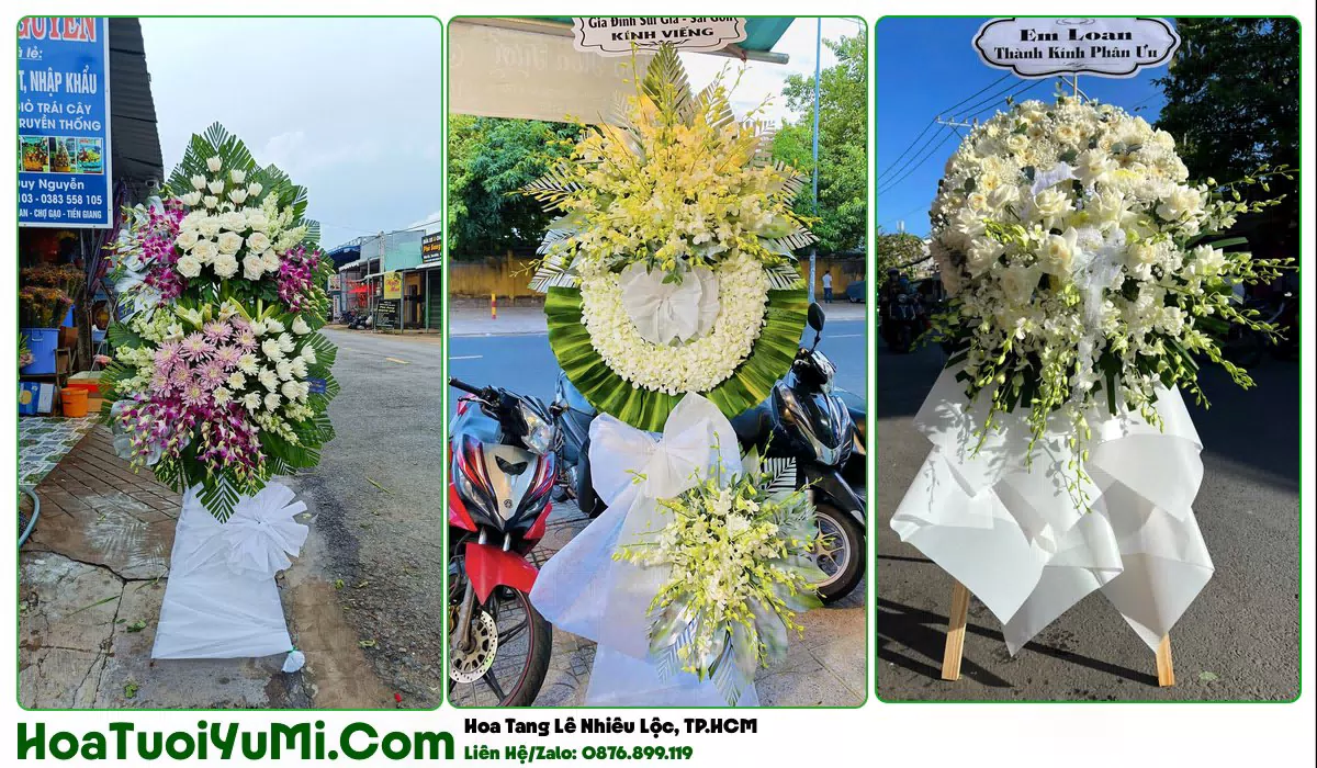 Đặt Vòng Hoa Đám Tang Tại Phường Nhiêu Lộc, TP.HCM