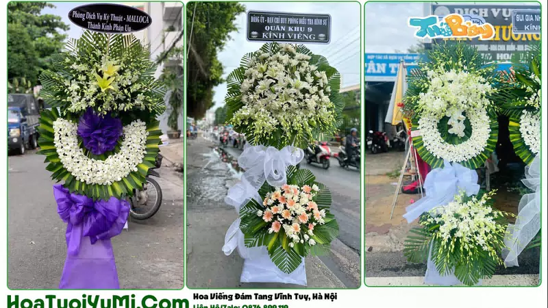 Đặt Vòng Hoa Đám Tang Tại Phường Vĩnh Tuy, Hà Nội