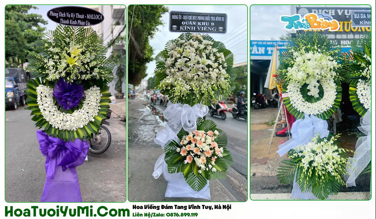 Đặt Vòng Hoa Đám Tang Tại Phường Vĩnh Tuy, Hà Nội