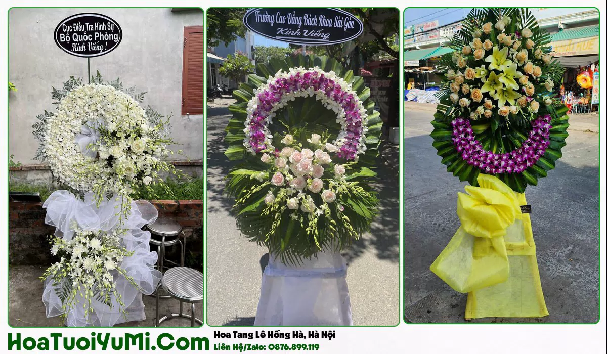Đặt Vòng Hoa Đám Tang Tại Phường Hồng Hà, Hà Nội