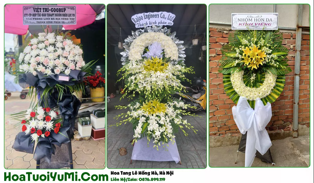 Kệ hoa tang lễ giao tận nơi tại Phường Hồng Hà