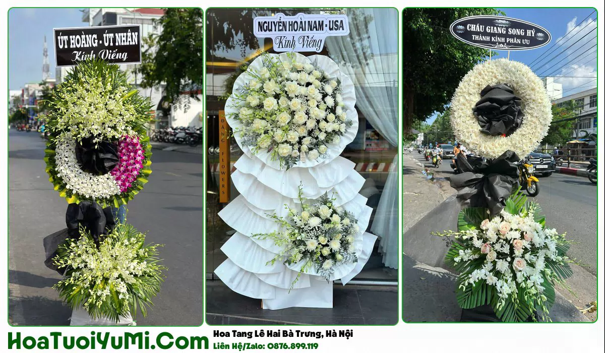 Kệ hoa tang lễ giao tại Phường Hai Bà Trưng