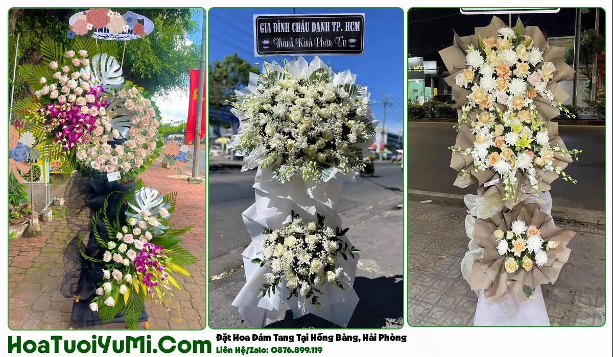 Đặt Vòng Hoa Đám Tang Tại Phường Hồng Bàng, Hải Phòng