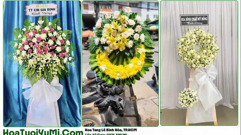Đặt Vòng Hoa Đám Tang Tại Phường Bình Hòa, TP.HCM