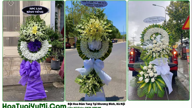 Đặt Vòng Hoa Đám Tang Tại Phường Khương Đình, Hà Nội