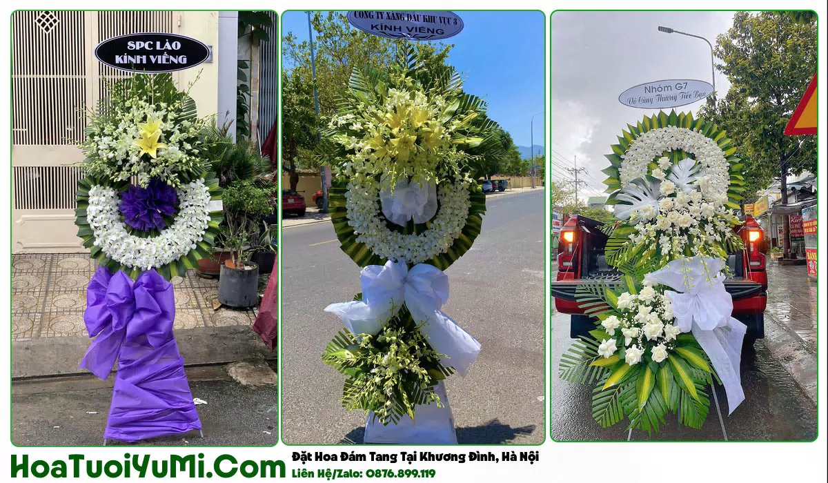 Đặt Vòng Hoa Đám Tang Tại Phường Khương Đình, Hà Nội