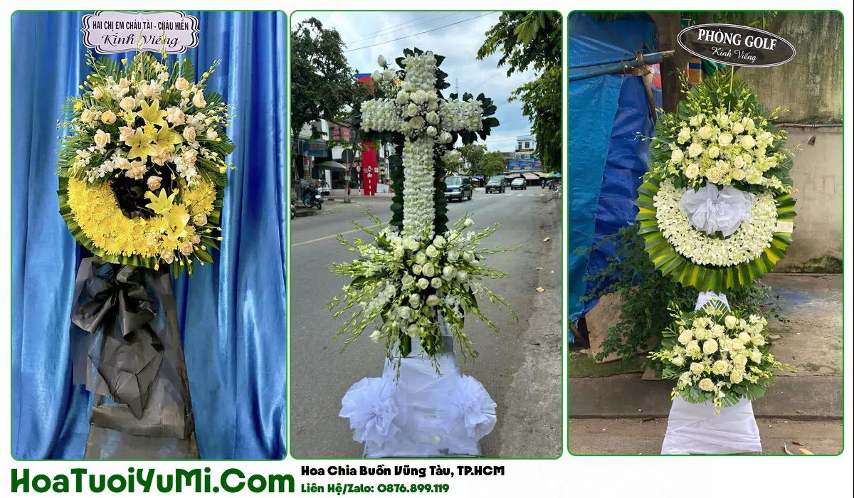 Đặt Vòng Hoa Đám Tang Tại Phường Vũng Tàu, TP.HCM