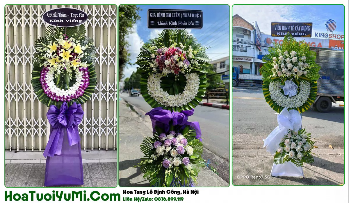 Đặt Vòng Hoa Đám Tang Tại Phường Định Công, Hà Nội