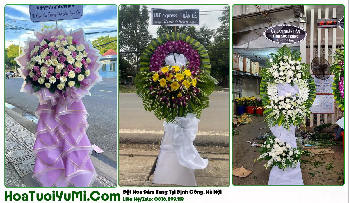Kệ hoa tang lễ giao tại Phường Định Công