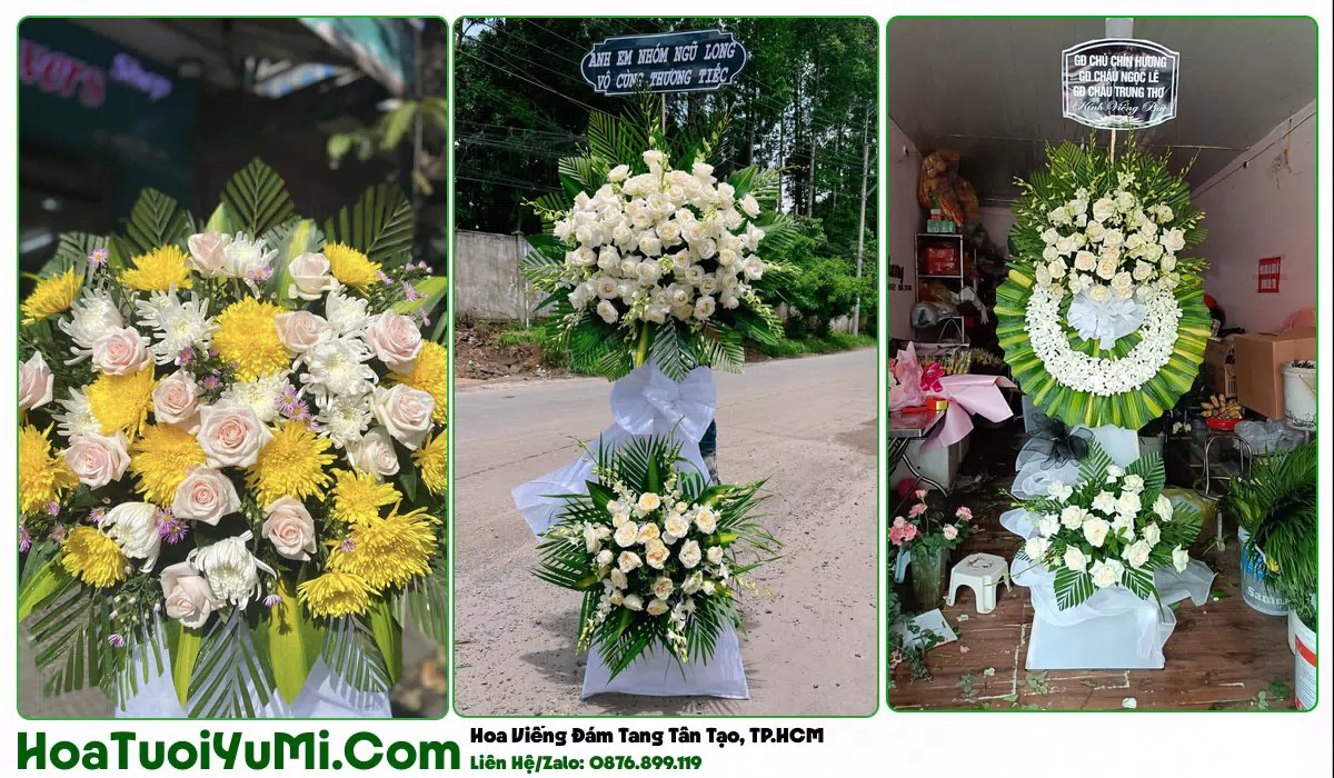 Đặt Vòng Hoa Đám Tang Tại Phường Tân Tạo, TP.HCM