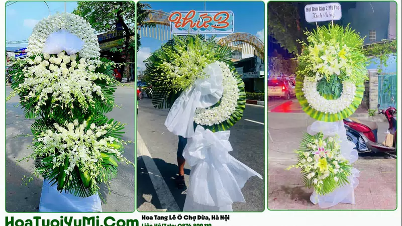 Đặt Vòng Hoa Đám Tang Tại Phường Ô Chợ Dừa, Hà Nội