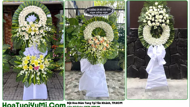 Đặt Vòng Hoa Đám Tang Tại Phường Tân Khánh, TP.HCM