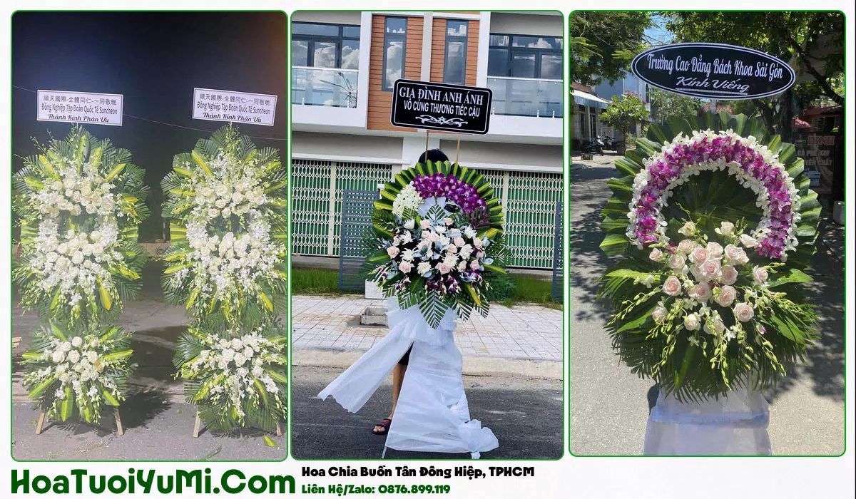 Kệ hoa tang lễ giao tận nơi tại Phường Tân Đông Hiệp