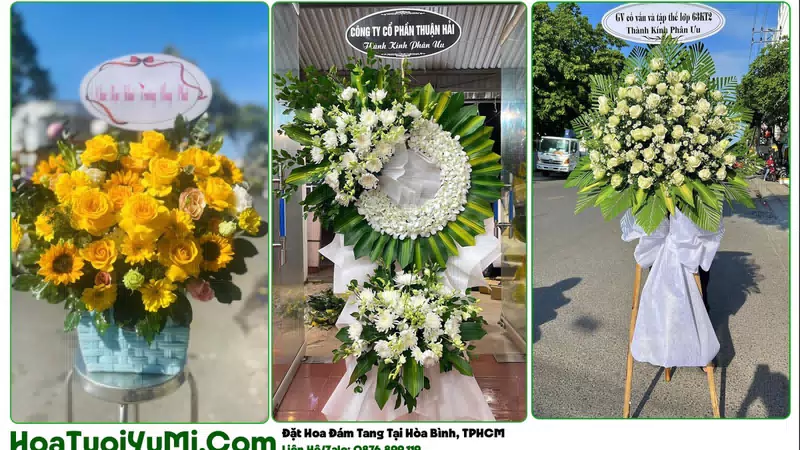 Đặt Vòng Hoa Đám Tang Tại Phường Hòa Bình, TP.HCM