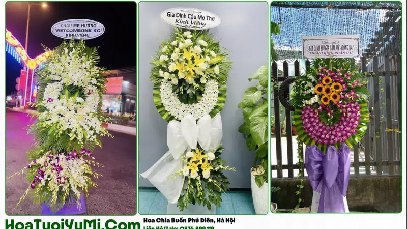 Đặt Vòng Hoa Đám Tang Tại Phường Phú Diễn, Hà Nội