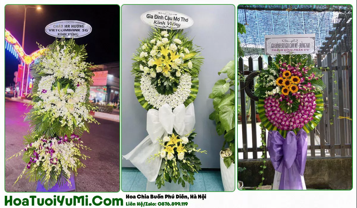 Đặt Vòng Hoa Đám Tang Tại Phường Phú Diễn, Hà Nội