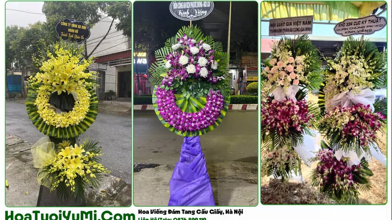 Đặt Vòng Hoa Đám Tang Tại Phường Cầu Giấy, Hà Nội