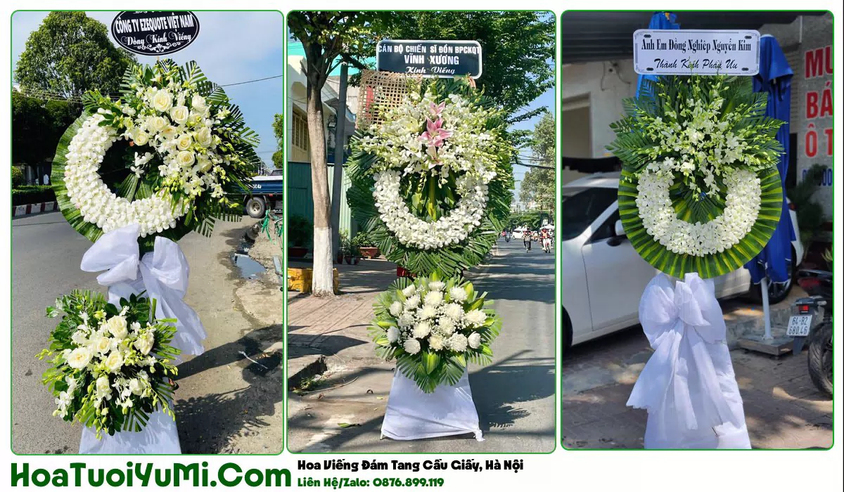 Kệ hoa tang lễ giao tận nơi Phường Cầu Giấy